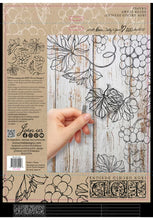 Load image into Gallery viewer, Grapes / Decor Stamps 12" x 12" / IOD / RETIRED