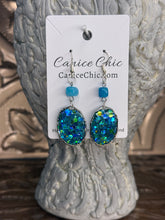 Load image into Gallery viewer, Caribbean Tide Earrings 2.5" TQS8