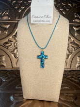 Load image into Gallery viewer, Ocean of Grace Cross Necklace TQSN17