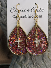 Load image into Gallery viewer, Faith & Radiance Earrings 3" PKS21
