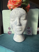 Load image into Gallery viewer, Patriotic Earrings Light Weight Sparkly 3.5"