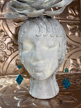 Load image into Gallery viewer, Turquoise Drop Earrings Light Weight 4" TQS1