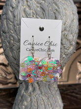 Load image into Gallery viewer, Peace Sign Round Light Weight Earrings 2.5" PSS3
