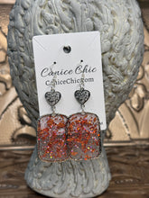 Load image into Gallery viewer, Blush & Bronze Earrings 3.5" PK7