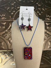 Load image into Gallery viewer, Fireworks on Maine Street Pendant RWB-N3