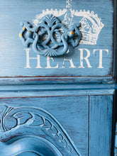 Load image into Gallery viewer, Hutch / Buffet Blue Denim