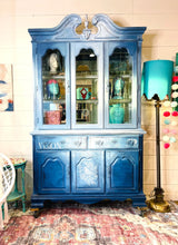 Load image into Gallery viewer, Hutch / Buffet Blue Denim