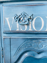 Load image into Gallery viewer, Hutch / Buffet Blue Denim