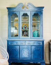 Load image into Gallery viewer, Hutch / Buffet Blue Denim