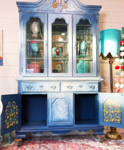 Load image into Gallery viewer, Hutch / Buffet Blue Denim
