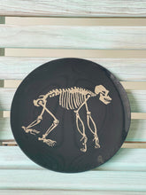 Load image into Gallery viewer, Pottery Barn Black Skeleton Plates (4)