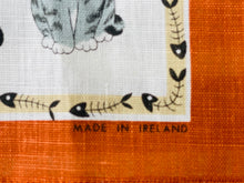 Load image into Gallery viewer, Irish Linen Cat Towel - Cats Arrived