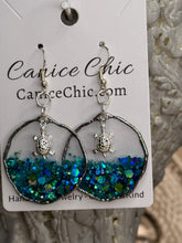 Load image into Gallery viewer, Turtle Tide Earrings 2.25" TQS7
