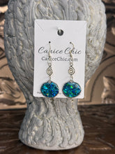 Load image into Gallery viewer, Ocean Currents Earrings 2.5" TQS10

