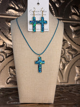 Load image into Gallery viewer, Ocean of Grace Cross Necklace TQSN17
