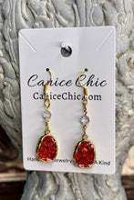 Load image into Gallery viewer, Ruby Sparkle Earrings - PCS3
