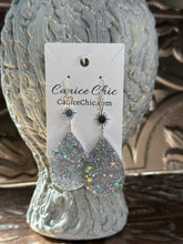 Load image into Gallery viewer, Starlight Teardrop Earrings  3.5"; SS1
