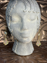 Load image into Gallery viewer, Blush Pink Pearl Drop Earrings 3.25" PKS3

