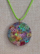 Load image into Gallery viewer, Peace &amp; Love Confetti Necklace PSN1
