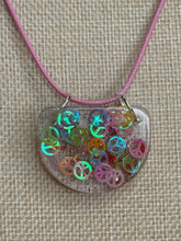 Load image into Gallery viewer, Hippie Peace Sign Necklace PSN2

