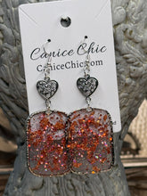 Load image into Gallery viewer, Blush &amp; Bronze Earrings 3.5" PK7
