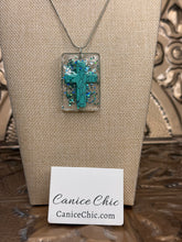 Load image into Gallery viewer, Oceans of Grace Cross Pendant Necklace JC2

