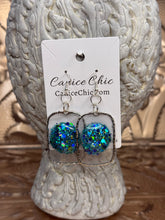 Load image into Gallery viewer, Ocean Galaxy Earrings 3" TQS6
