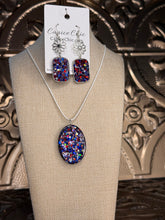 Load image into Gallery viewer, Stardust Celebration Pendant Necklace RWB-N2
