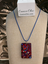 Load image into Gallery viewer, Fireworks on Maine Street Pendant RWB-N3
