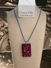 Load image into Gallery viewer, Fireworks on Maine Street Pendant RWB-N3
