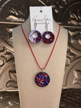 Load image into Gallery viewer, Sparkle of Freedom Pendant RWB-N4
