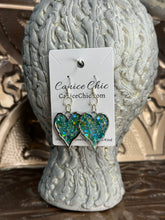Load image into Gallery viewer, Mermaid's Heart Earrings 2.5" SFS3
