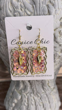 Load and play video in Gallery viewer, Blush Cowrie Shell Earrings 2.25" PKS11
