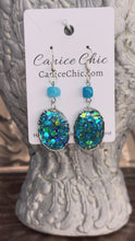 Load and play video in Gallery viewer, Caribbean Tide Earrings 2.5" TQS8

