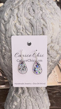 Load and play video in Gallery viewer, Diamond Dust Teardrop Earrings PCS1
