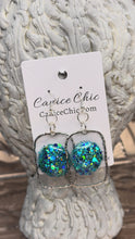 Load and play video in Gallery viewer, Ocean Galaxy Earrings 3" TQS6
