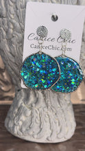 Load and play video in Gallery viewer, Blue Lagoon Earrings 2.5" TQS12
