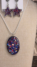 Load and play video in Gallery viewer, Stardust Celebration Pendant Necklace RWB-N2
