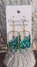 Load and play video in Gallery viewer, Golden Tide Starfish Earrings 3" TQS15
