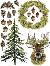 Load image into Gallery viewer, Woodland Christmas Transfer 12×16 PAD™ / IOD - NEW Fall 2020
