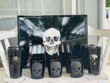 Load image into Gallery viewer, Black Skull Tumblers (4)

