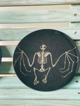 Load image into Gallery viewer, Pottery Barn Black Skeleton Plates (4)
