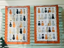 Load image into Gallery viewer, Irish Linen Cat Towel - Cats In Waiting
