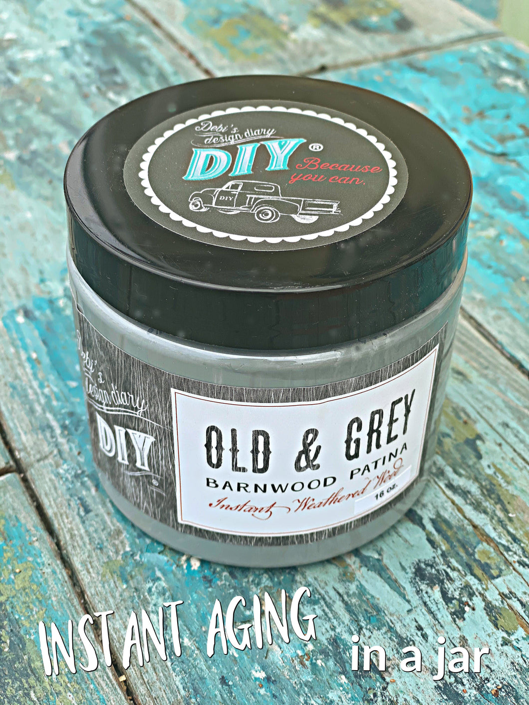 Old & Grey Barnwood Liquid Patina / DIY Paint