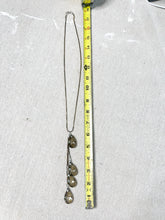 Load image into Gallery viewer, Long Necklace with Clear/Slightly Smokey Crystals
